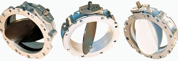 Aluminium butterfly valves